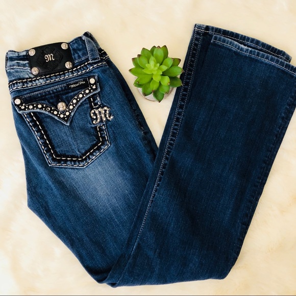Miss Me Denim - Miss Me Easy Boot Distressed Jeans 29 x 32